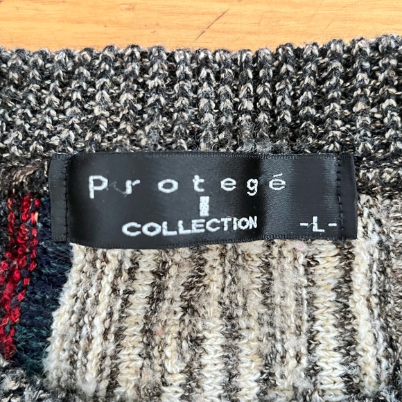 Vintage 90s Protege Collection Coogi Style Pullover Sweater, Size Large - Picture 7 of 11
